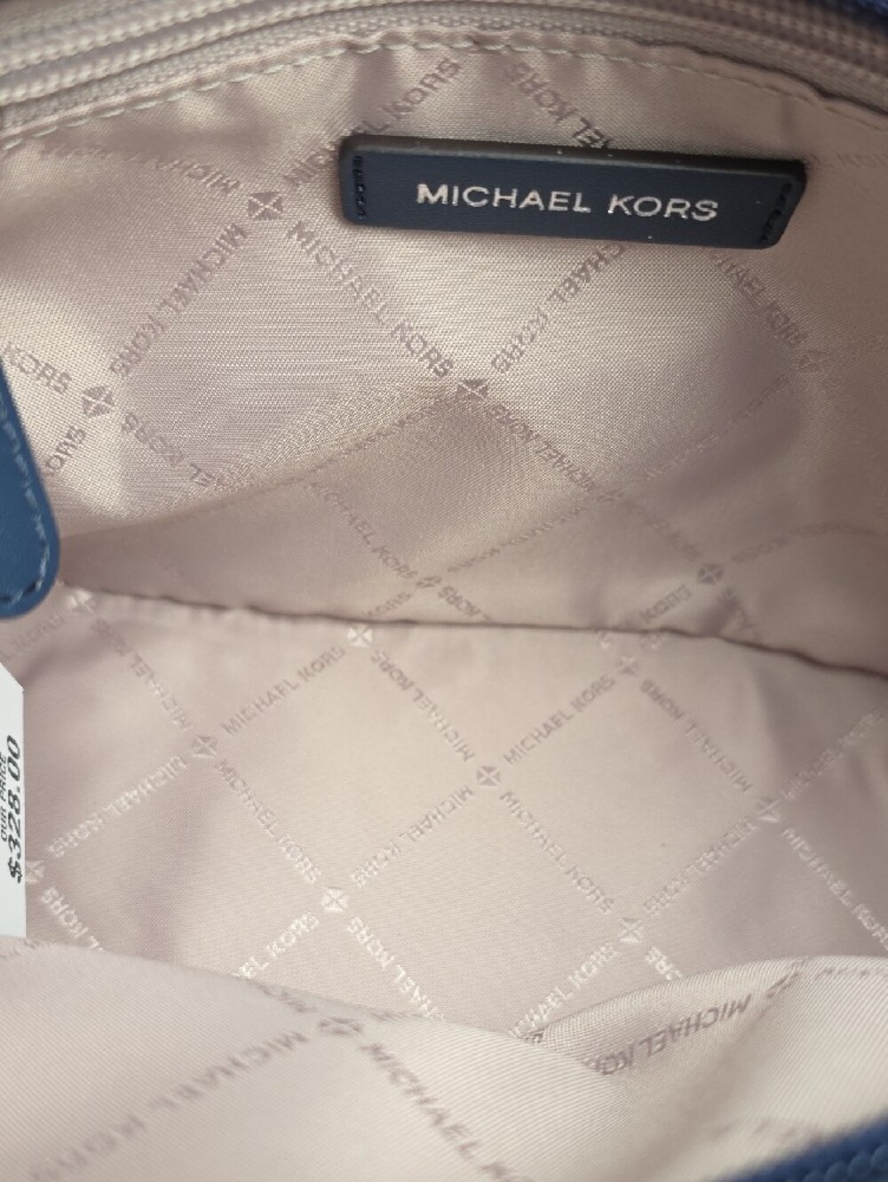 Michael Kors Blue MK Signature Small Tote - Picture 4 of 7